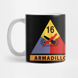 16th Armored Division - Armadillo wo Txt Mug